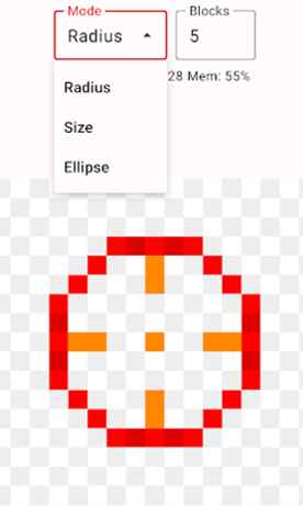 像素圆生成器circle