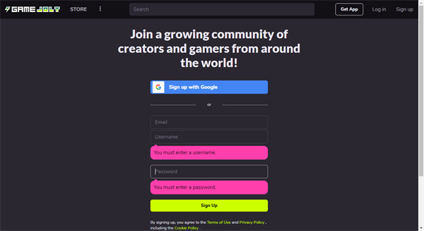 gamejolt注册教程