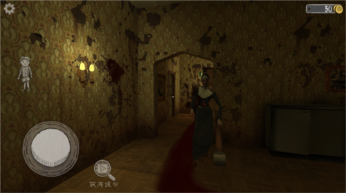 邪恶修女破碎的面具