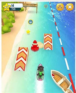 汤姆猫的摩托艇九游版游戏攻略1